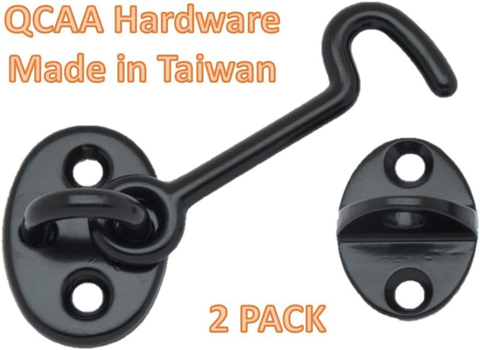 Antique Copper Made In Taiwan Qcaa Forged Brass Cabin Door Hook Latch Eye 2 Pack 2 1 2 Hardware Tools Home Improvement Urbytus Com