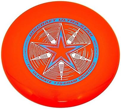New Discraft Ultra-Stars Ultimate Frisbee 175 Gram Championship Sportdiscs-Orange by TrustyTrade by TrustyTrade