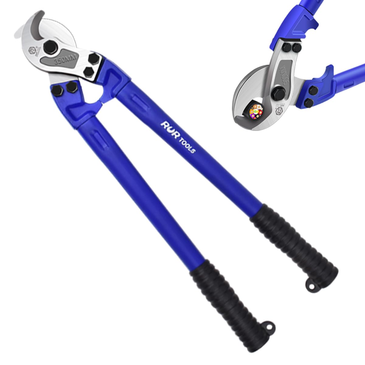 Photo 1 of ZrgGea 14 Inch Heavy-Duty Cable Cutter | Industrial-Grade, Forged T8 Alloy Steel, HRC56, Sharp Cutting. For Cables & Wire Ropes