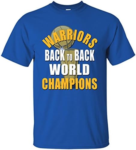 Radical Apparel Royal Golden State Championship Shirt - Back to Back