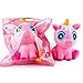 Coohole 10CM Soft Whale Fox Cartoon Squishy Slow Rising Squeeze Kids Toy Phone Straps Ballchains (A)