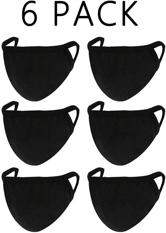 Dust Màsk Anti Pollution Face Màsk Washable Cotton Mouth Màsk Men and women for all ages Black Blue