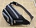 Big Mango Multi-Functional Sports Bag 6 Zipper Pockets Waist Bag Fanny Chest Pack with Pouch for Cell Phone,Small Automatic Umbrella and Personal Stuffs for Both Men and Women Use