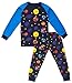 KISBINI Toddler Boy's Cotton Two-Piece Pajama Pjs Sets long sleeve sleepwear Jammies (4T, Corlorful-Planets)