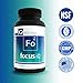 High T Daily Focus- Nootropic Brain Boosting Supplement- Enhance Focus, Concentration, Mental Clarity, & Memory- L-theanine, Ginkgo Biloba, Bacopa Monnieri, Huperzine A, Teacrine, elevATP