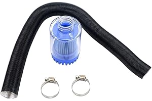 ZYNCUE 25mm Diesel Heater Air Intake Filter Kit with 60cm Ducting Pipe and 2 Clips for 25mm Intake Pipes B