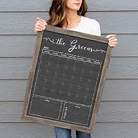 Wall Calendar, Dry Erase Calendar, 18x24 Customized Dry Erase Wall Calendar, Chalkboard Calendar, Family Framed Calendar, 2019 calendar organizer, Command Center, Dry Erase Board