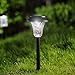 Treeco Solar Pathway Lights Outdoor for Garden Patio Landscape, Stainless Steel & Waterproof, 6 pack - Bronze
