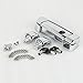 XMT-MOTO Chrome Tour pack Pack Trunk Latches W/Key For Harley Touring Models FLT, FLHT, FLHTCU, FLHRC, Road King, Road Glide, Street Glide, Electra Glide, Ultra-Classic 2014-later