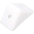 uxcell Shelf Cabinet Door 90 Degree Plastic Corner Braces 2 Holes Angle Bracket, 20 Pcs