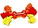 DOG CHEW & TUG Bone for Smaller Breeds and Puppies by Mary & Kate Pets, Great for Puppy Play, Training, Fetch, Rope Tug of War and Interactive Games
