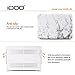 iDOO MacBook Pro 13 Case 2017 & 2016 Release A1706/A1708, Matte Soft Touch Plastic Hard Case for New MacBook Pro 13 Inch with/Without Touch Bar - White Marble