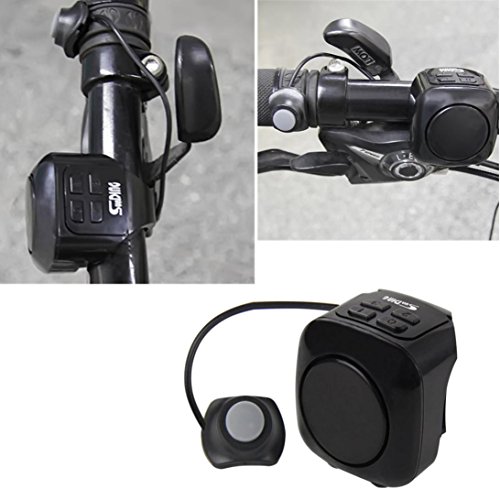 Dartphew Bike Accessories,Outdoor Durable Safety Bicycle Horn And Alarm Cycling Bike Horn Bicycle Alert Bells Loud Electric Siren For Outdoor Hiking Camping Hunting Fishing Cycling