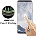 BIUZKO Full Coverage Case Friendly Scratch Resistant Hd Clear Curved Tempered Glass for Samsung Galaxy S8 Plus 6.2