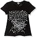 Star Wars Girls' Yoda Constellation T-Shirt, Black, L 10/12