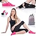 Non Slip Yoga Socks for Women - Non-Skid Silicone Premium Grip for balance - Ideal for Barre, Pilates and Ballet Exercise or Hospital Wear with Mesh Bag for Washing Machine