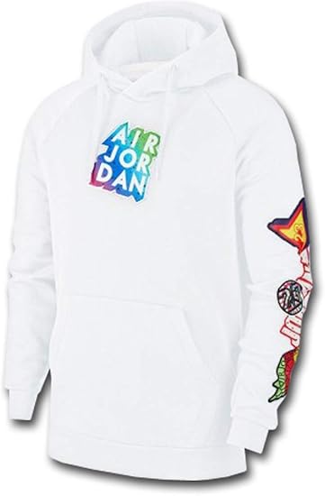 Amazon Jordan ジョーダン Sticker Pullover Hoodie パーカー 白マルチカラー Xxl 並行輸入品 トレーナー パーカー 通販