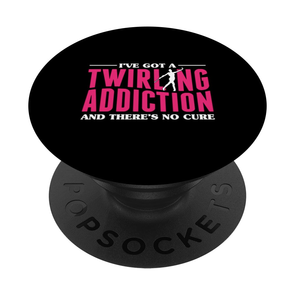 Baton Twirling Gymnastics Majorette Dance Twirler Dance PopSockets Swappable PopGrip