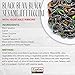 Explore Cuisine Organic Black Bean & Sesame Fettuccine (6 Pack) - 8 oz - High Protein, Gluten Free Pasta - USDA Certified Organic, Vegan, Kosher, Non GMO - 24 Total Servings