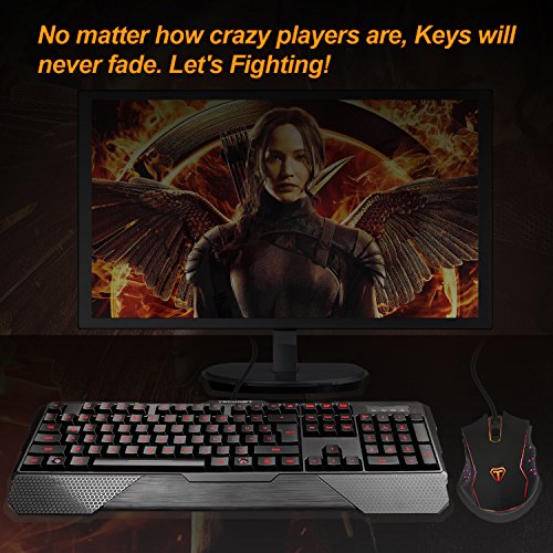 Kraken 3 LED Adjustable Backlit Gaming Keyboard and Mouse Black Desertcart
