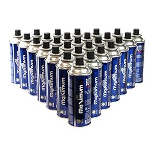 28 x gaspatronen 227 g, MSF-1A butaangaspatroon voor: gaskoker, gasverwarming, gasbrander, soldeerbrander