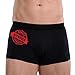 MySexyShorts Men's Boxer Brief White Cotton Underwear with Sexy Funny Satisfaction Artwork
