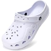 HEVA Adult Womens Garden Clogs,Classic Slippers Slip on Shoes Quick Drying Sport Sandals