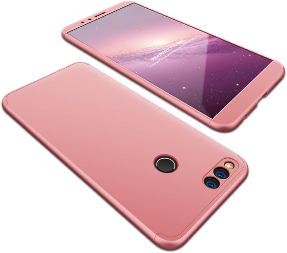 XORB Honor 7X Cover 3in1 Dual Hybrid Double Dip Hard Back Cover Shock Absorber (Rose Gold)