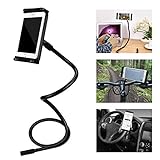 Hand Free Cell Phone Holder Accessories - iPad Phone Holder -Mobile Phone Stand Mount For Car Headrest,Desktop,Kitchen(One Longer Arm Holder)