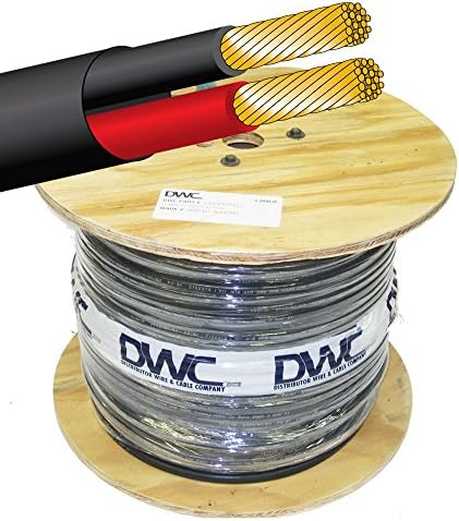 12 AWG Solar Panel Wire PV 2 Conductor - Black/RED - 600V Flat VNTC Tray Cable Direct Burial, Sun Resistant, 90C, UL Listed