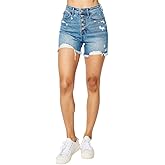 Judy Blue High Waist Rigid Magic Destroy Button Fly Off Cut Off Shorts