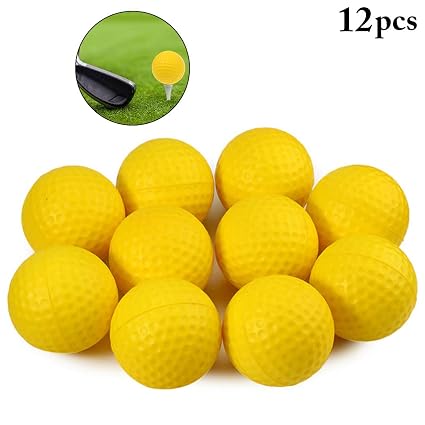 Coxeer 12PCS Kids Golf Equipment Golf Ball Outdoor Training Golf Practice Ball