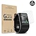(Pack of 4) Tempered Glass Screen Protector for Garmin Vivoactive HR, Akwox [0.3mm 2.5D High Definition 9H] Premium Clear Screen Protective Film for Garmin Vivoactive HR