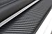Door Sill Protector Film fit Volkswagen Amarok 2010- Black Carbon Fiber Texture Decals Vinyl Wrap Scuff Protection Entry Guard 4 pcs Kit