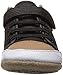 Robeez Boys' Brandon High Top Sneaker, Black, 12-18 Months M US Infant