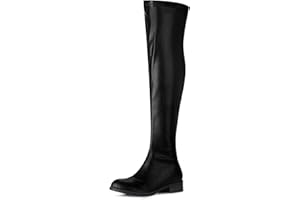 Allegra K Women's Thigh High Boots Low Block Heel Fashion Over the Knee High Boots