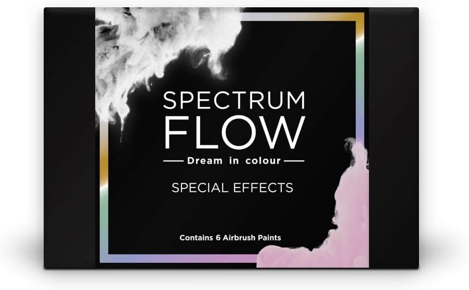 Spectrum Flow Special Effects 100ml and 125ml Airbrush Paint - Set of 6