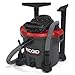 RIDGID 50323 1200RV Wet Dry Vacuum, 12-Gallon Shop Vacuum with 5.0 Peak HP Motor, Casters, Pro Hose, Drain, Blower Port, Accessory Storage