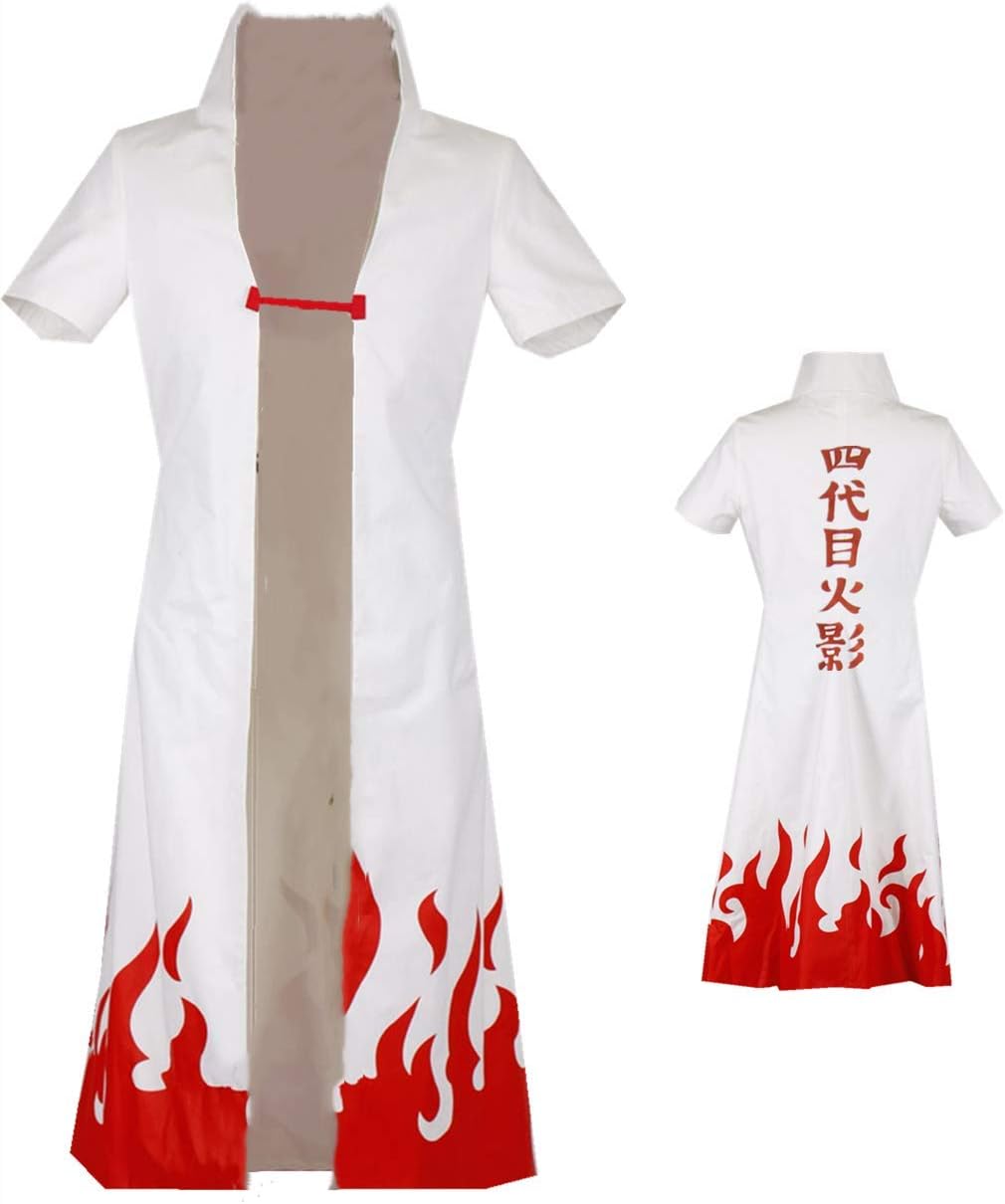 US Size Adult Fourth White cloak Cosplay Men's White stamp Robe
