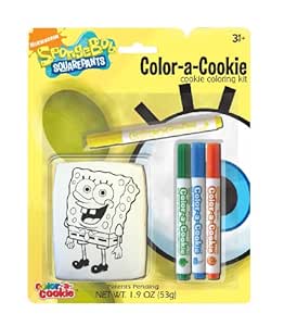 Color-a-Cookie SpongeBob Cookie Kit, 1.8-Ounce Packages (Pack of 7 ...