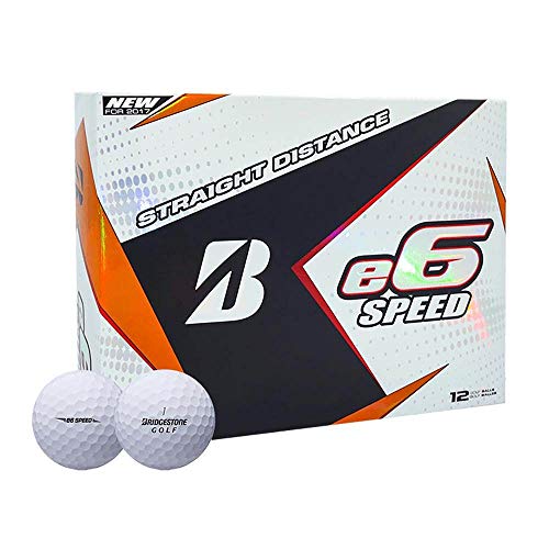 Bridgestone 2017 e6 Speed White Straight Distance Low Spin Golf Balls