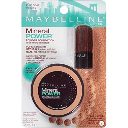 Maybelline New York Mineral Power Powder Foundation, 935 Pure Beige