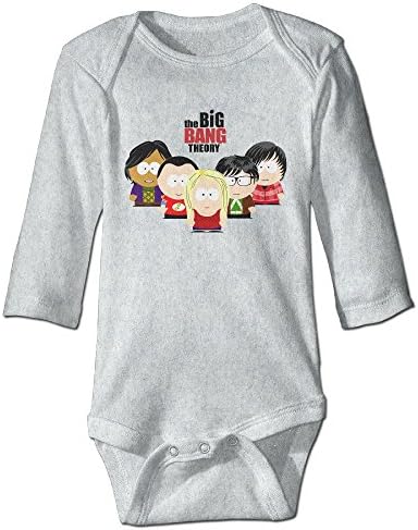 DELPT The Big Bang Theory Season 9 Fashion Infant Baby's Climb Clothes 24 Months Ash