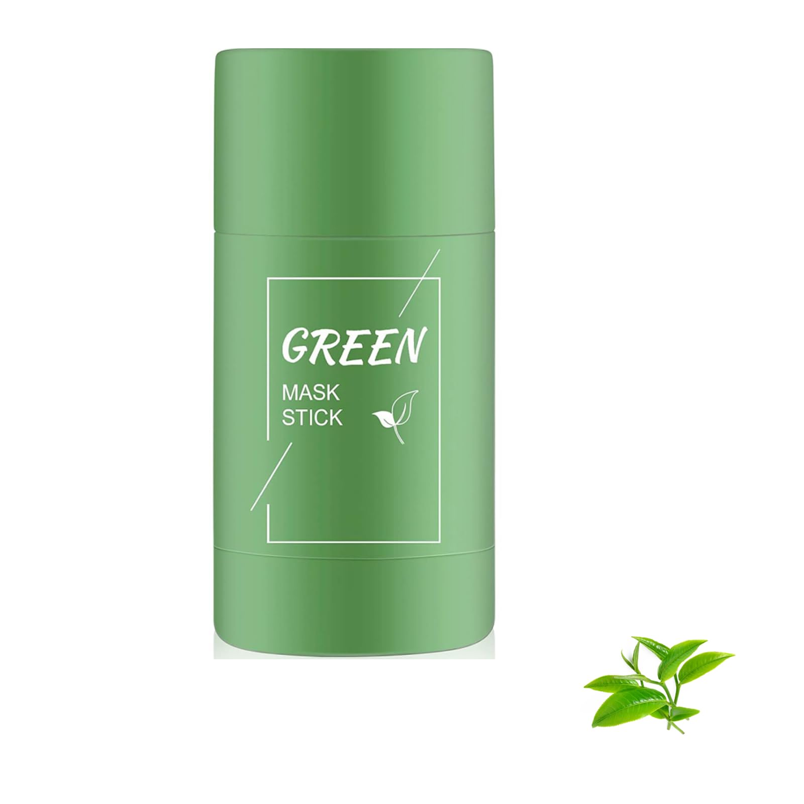 Green Mask Stick for Face, Green Tea Cleansing Mask Stick for Blackhead Remover, Clay Mask Deep Cleans Pores, Moisturizing and Oil Control Anti-Acne for All Skin Types Women and Men