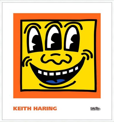 ポスター B072msxl4kホワイト Kh16 ヘリング アルミ製ハイグレードフレーム ホワイト キース 額装品 モダンコンテンポラリー 売れ筋 Rumble Media