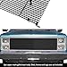 APS Compatible with Chevy GMC C K Pickup 1981-1987 & 81-88 Blazer Suburban Jimmy with Stacked Lights Main Upper Stainless Steel SS Black Billet Front Grill Grille Insert C85002H