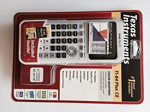 TEXAS-INSTRUMENTS-TI-84-PLUS-CE-SILVER-EDITION-DUMMIES-INCLUDED-WHITE
