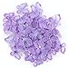 50pcs Wired Mesh Stocking Glitter Butterflies (Purple)