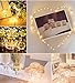 Fairy String Lights 6.5ft 20 LED Silver Copper Wire String Lights Battery Powered Starry Firefly Fairy Moon Light for DIY Dinner Party Bedroom Holiday Home Indoor Decoration (16 Pack Warm White)