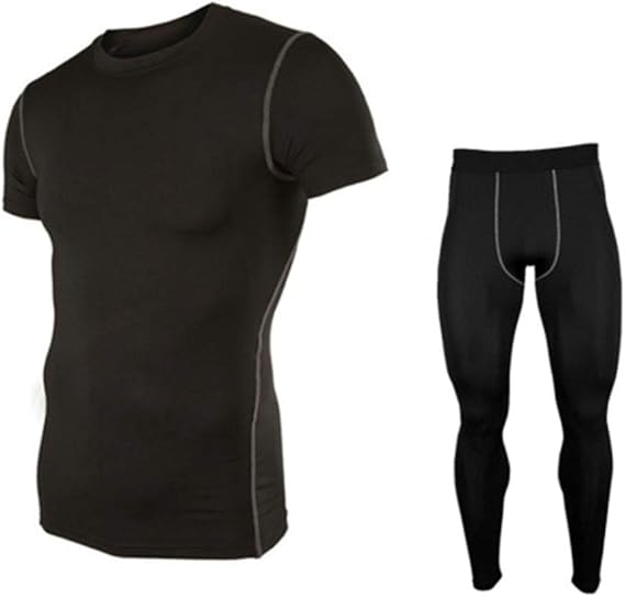 Amazon スポーツウェア メンズ 上下 半袖 ランニングウェア ウォーキング ジャージ上下トレーニングウェア ヨガウェア パンツ Tシャツ 上下スポーツウェア ジャージ アウトドア ジョギング マラソン ヨガウェア ジム 吸汗 速乾 ダイエット メンズ 通販